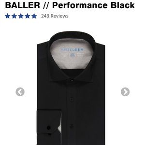 NWT Twillory “Ballers” Performance Long Sleeve Shirt